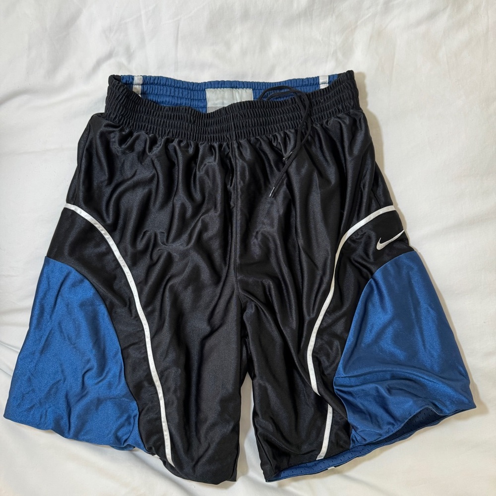 Nike Dazzle Basketball Shorts Reversible Dazzle Shiny Silk Y2K